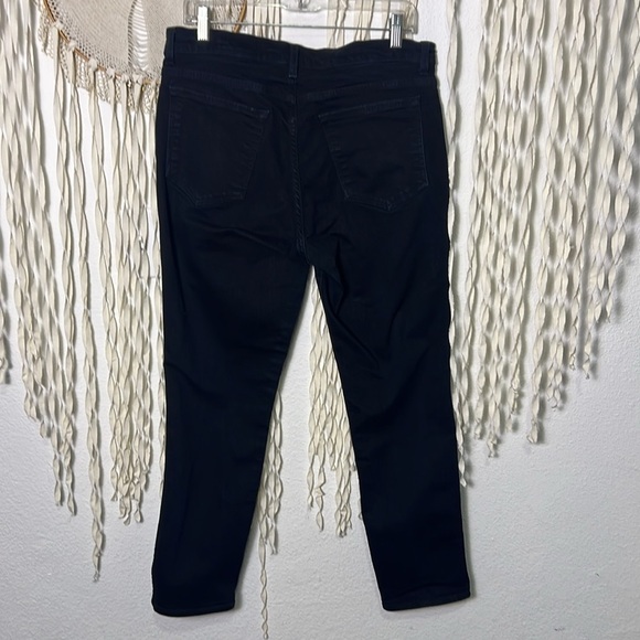 Imogene + Willie Josette High Rise Slim Fit Jeans Size 32 in Black Wash Denim - Picture 6 of 12